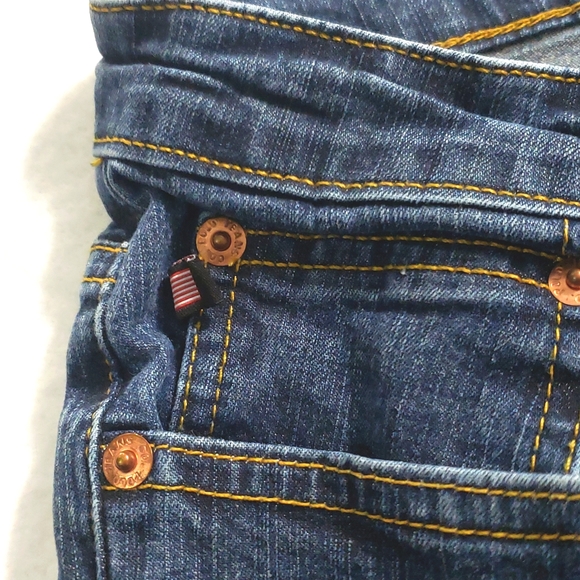 Ralph Lauren Woman's Blue Stretch Kelly Jeans Size 8x30 - Picture 15 of 16